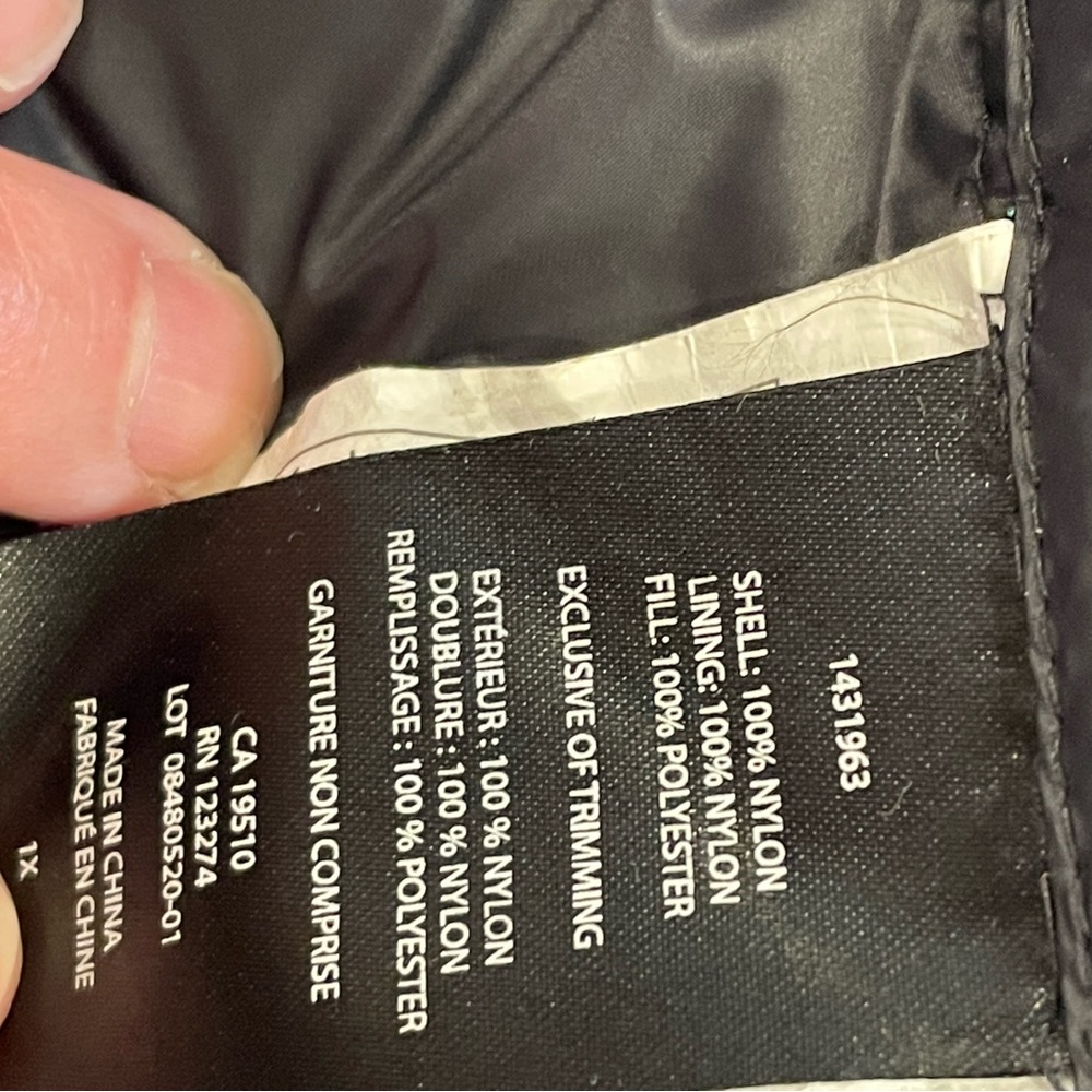 Paradox Mens Puffy Long Outerwear Winter Jacket with Hood Black 1X - Picture 10 of 10